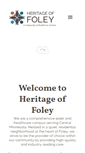 Mobile Screenshot of heritageoffoley.com
